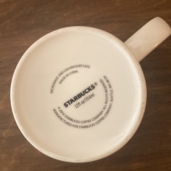 Starbucks 2014 12 oz Christmas Holiday Mug - Picture 6 of 8